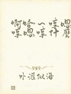啊哈～哼嗯哼嗯哼嗯哼什么歌