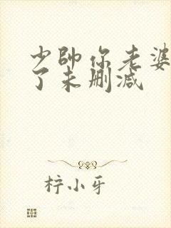 少帅你老婆又跑了未删减