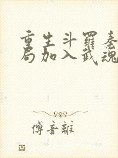 重生斗罗秦明开局加入武魂殿