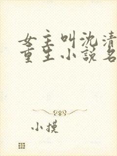 女主叫沈清棠的重生小说名字