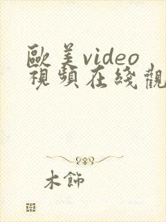 欧美video视频在线观看