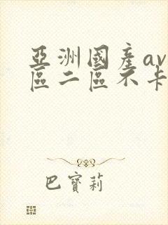 亚洲国产av一区二区不卡