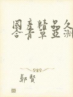 国产精品久久综合青草亚洲av