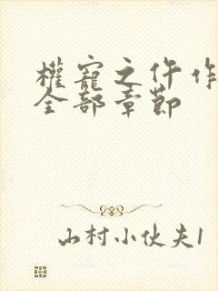 权宠之仵作医妃全部章节封面