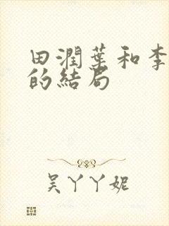 田润叶和李向前的结局封面