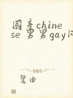 国产chinese 男男gay网站