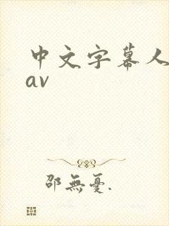 中文字幕人妻.av