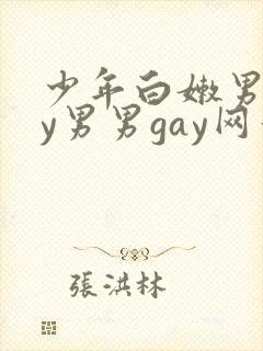 少年白嫩男gay男男gay网站