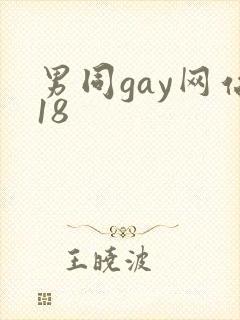男同gay网站18