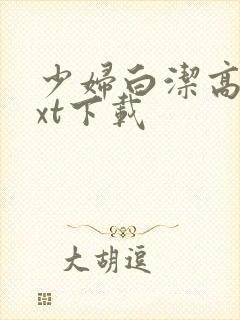 少妇白洁高义txt下载