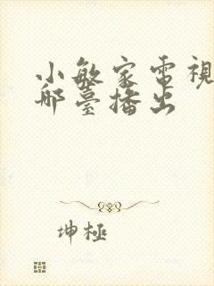 小敏家电视剧在哪台播出