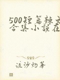 500短篇辣文合集小说在线阅读