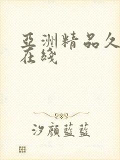亚洲精品久久久在线