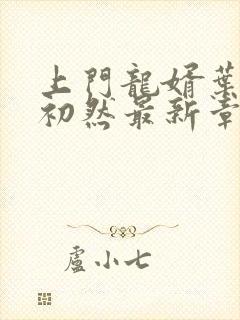 上门龙婿叶辰萧初然最新章节更新