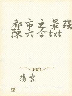都市之最强狂兵陈六合txt