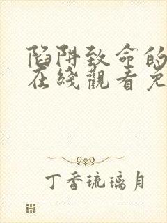 陷阱致命的诱惑在线观看免费全集电视剧完整