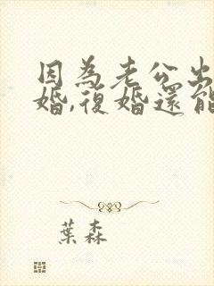 因为老公出轨离婚,复婚还能幸福吗