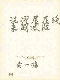 洗濯屋在线观看未删减版