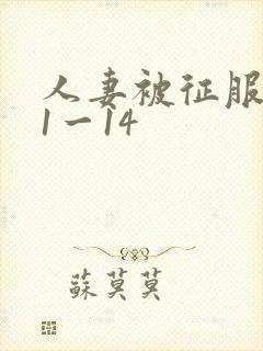 人妻被征服沦陷1一14