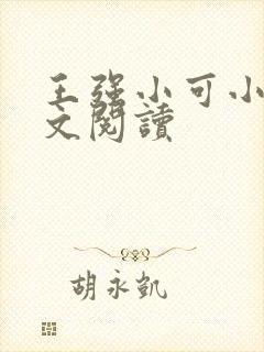 王强小可小说全文阅读