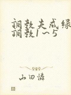 调教夫成绿奴黑调教1～5封面