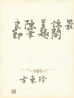 良陈美锦最新章节笔趣阁