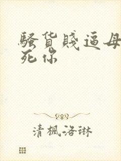 骚货贱逼母狗操死你封面