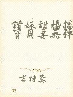 错嫁甜婚总裁的宝贝妻无弹窗封面
