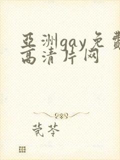 亚洲gay免费高清片网封面