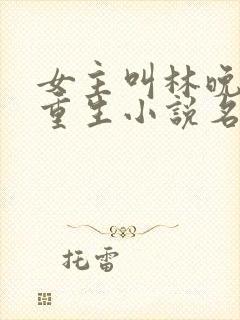 女主叫林晚晚的重生小说名字封面