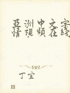 亚洲中文字幕激情视频在线观看