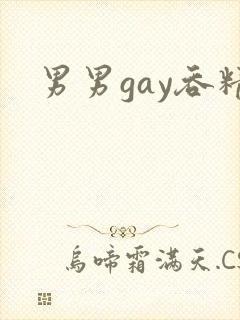 男男gay吞精