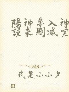 阳神梦入神机小说未删减完整版