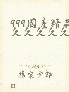 999国产精品久久久久久
