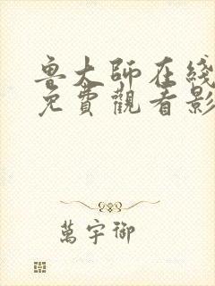 鲁大师在线播放免费观看影视大全