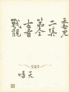 战士第二季在线观看全集免费播放