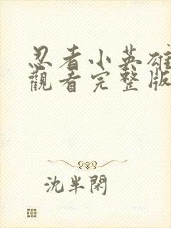 忍者小英雄免费观看完整版国语高清