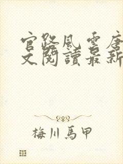 官路风云唐正全文阅读最新章节封面