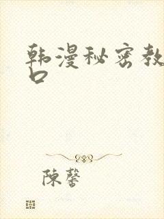 韩漫秘密教学入口