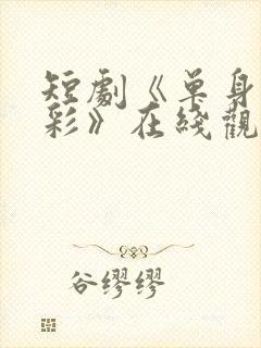 短剧《单身也精彩》在线观看
