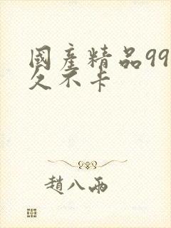 国产精品99久久不卡