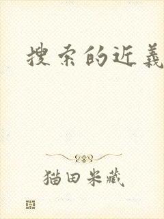 搜索的近义词