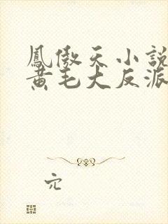 凤傲天小说里的黄毛大反派也想要幸福小说