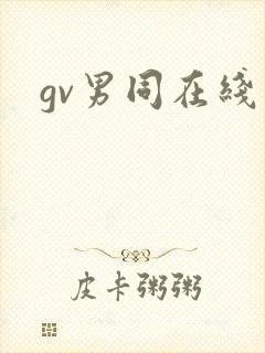 gv男同在线封面