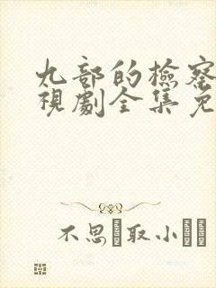 九部的检察官电视剧全集免费观看