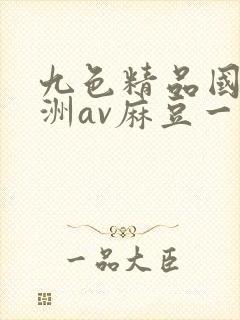 九色精品国产亚洲av麻豆一