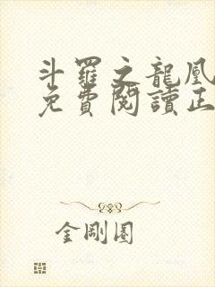 斗罗之龙凰传说免费阅读正版
