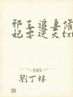 邪王追妻修罗狂妃要逆天txt