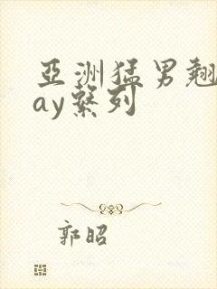 亚洲猛男翘臀gay系列