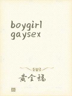 boygirlgaysex封面